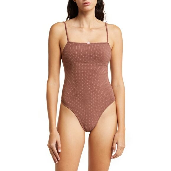 Frankies Bikinis Kylee Terry Cloth One Piece M - Picture 4 of 10